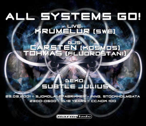 all systems go! flyer